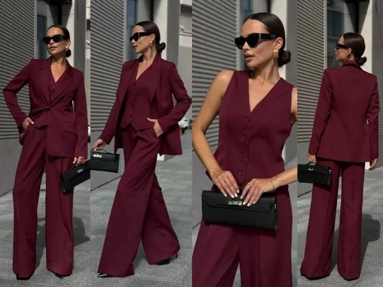 Костюм, жакет, жилет, брюки Dilana VIP 2123