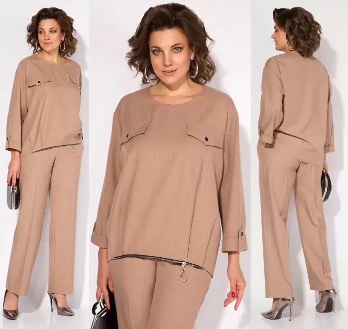 Комплект, блузон, брюки Liliana 1483