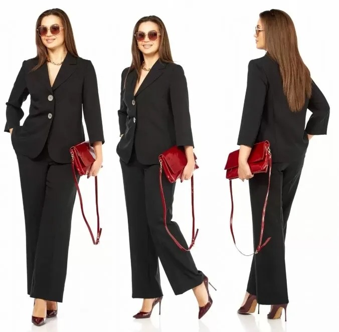 Комплект, жакет, брюки Taita Plus 2520-1