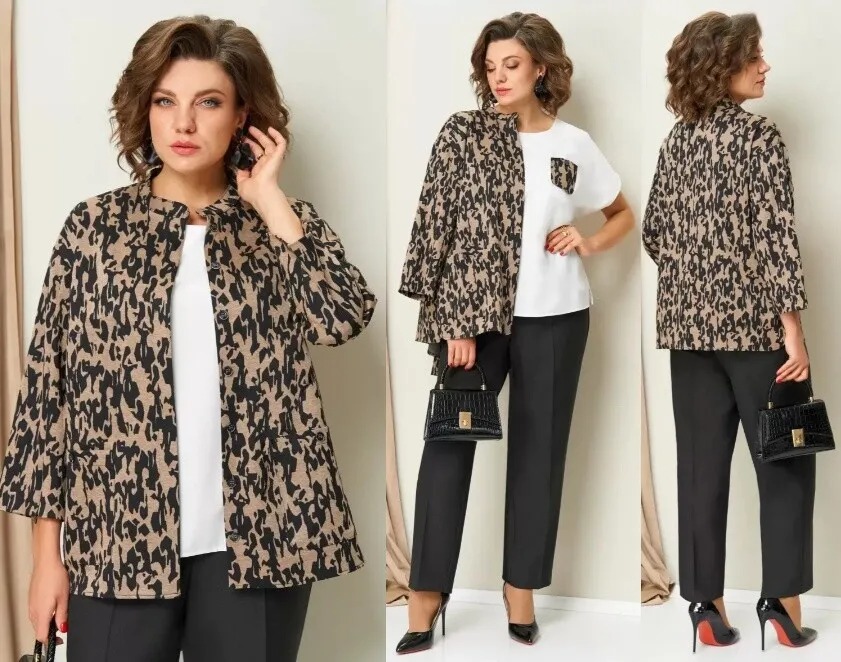 Блуза, брюки, жакет Volna 1439