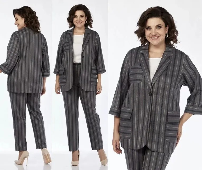 Костюм, жакет, блуза, брюки Lady Style Classic 2336