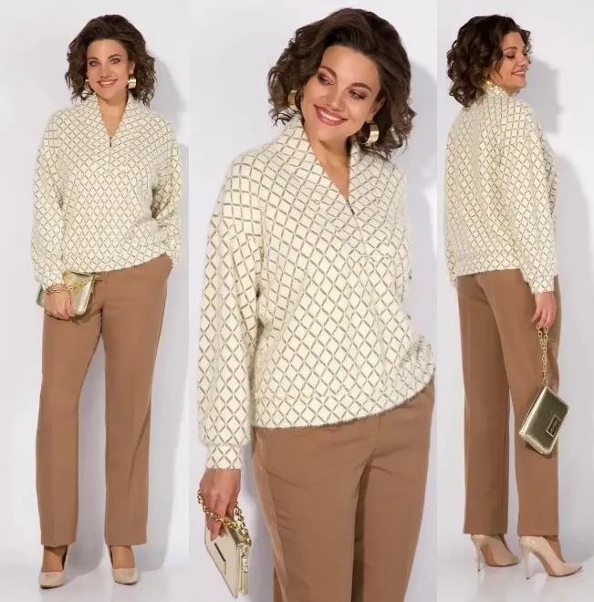 Комплект, джемпер, брюки Liliana 1486БрПн