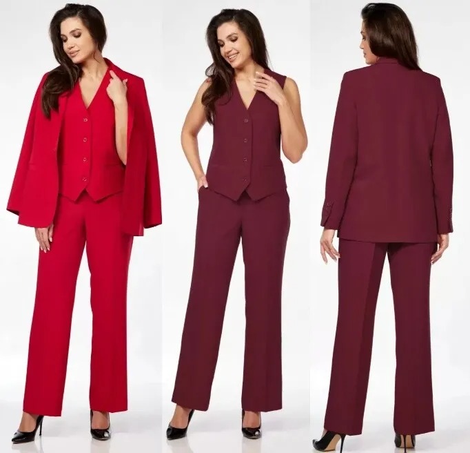 Костюм, жакет, жилет, брюки Vilena 1120