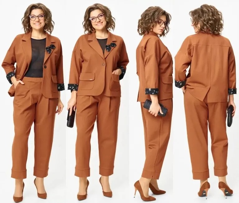 Костюм, жакет, брюки Michel Chic 1437