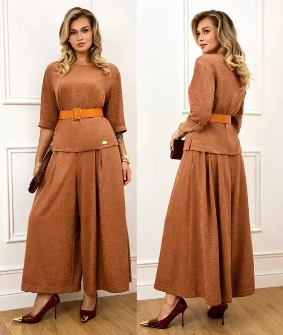 Комплект, блуза, брюки, юбка Agatti 5825-2