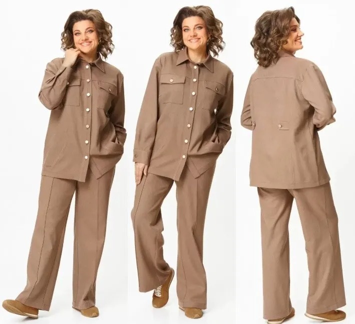 Костюм, брюки, рубашка AVA Fashion М-156