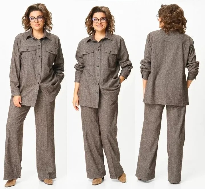 Костюм, брюки, рубашка AVA Fashion М-155
