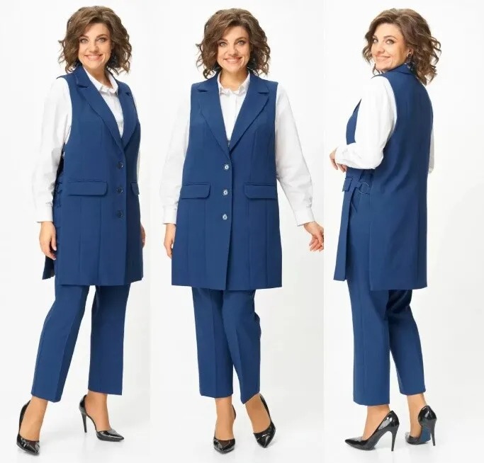 Костюм, жилет, брюки Anastasia Mak 1211С