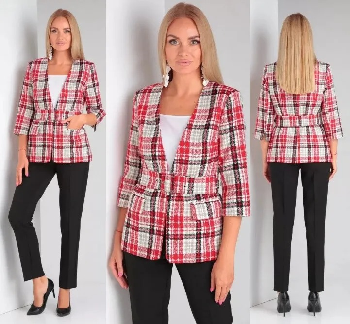 Комплект, жакет, брюки, топ Gamma Gracia 312