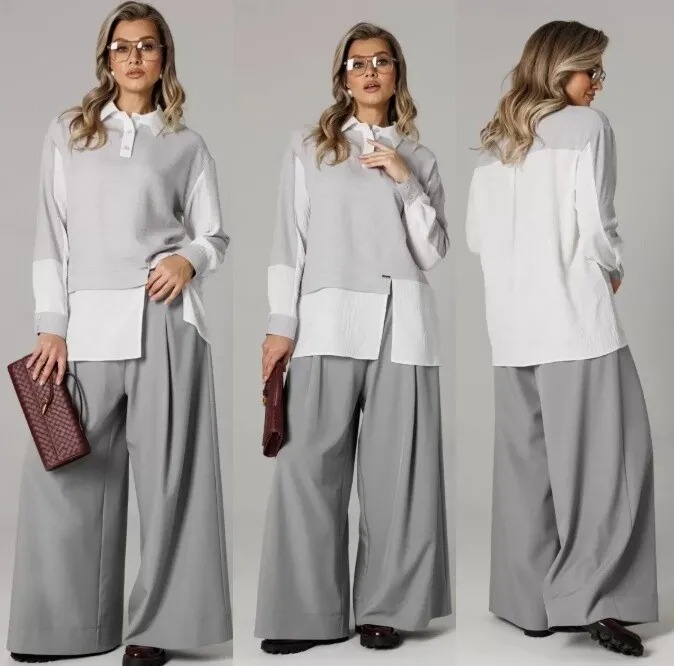 Комплект, блузка, штаны, брюки Anastasia 1242.2фр