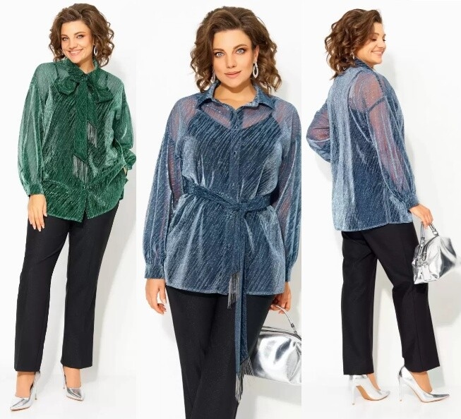 Комплект, блуза, брюки Liliana 1496БрПн