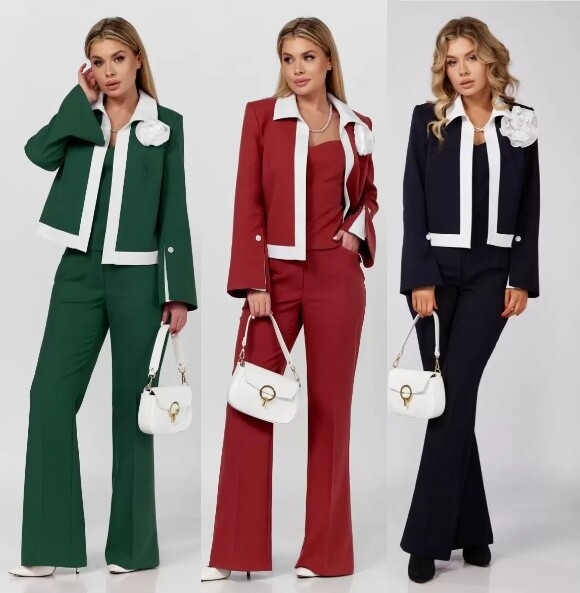 Брюки, жакет, топ Doggi 2921а