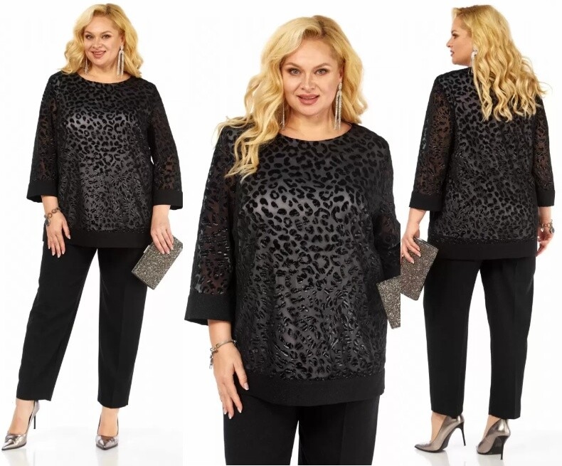 Комплект, блуза, брюки Элль-Стиль 2435