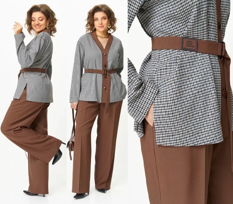 Костюм, туника, брюки Aira Style 24244