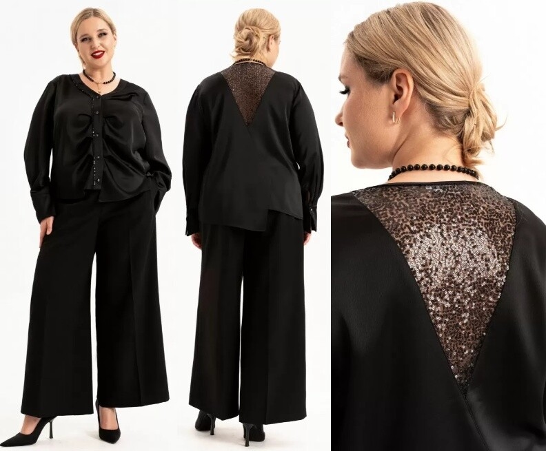 Костюм, брюки, блуза Новелла Шарм А4113