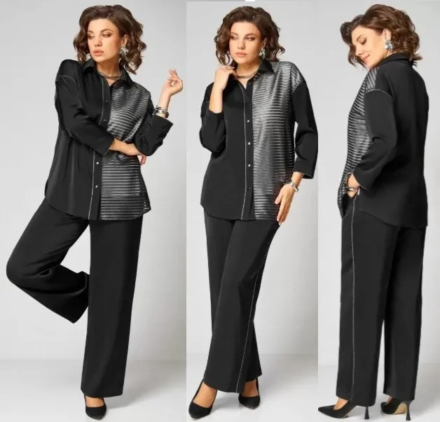 Комплект, блузка, топ, брюки Мишель Стиль 1338