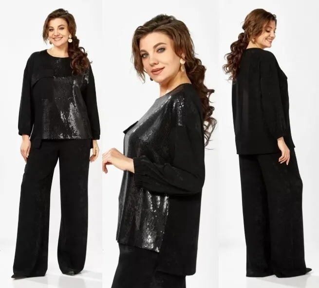 Костюм, блузон, брюки ZigzagStyle 623