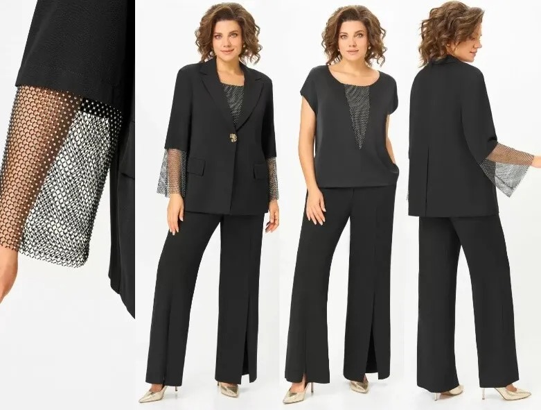 Комплект, жакет, брюки, блузка, топ Dali 7064