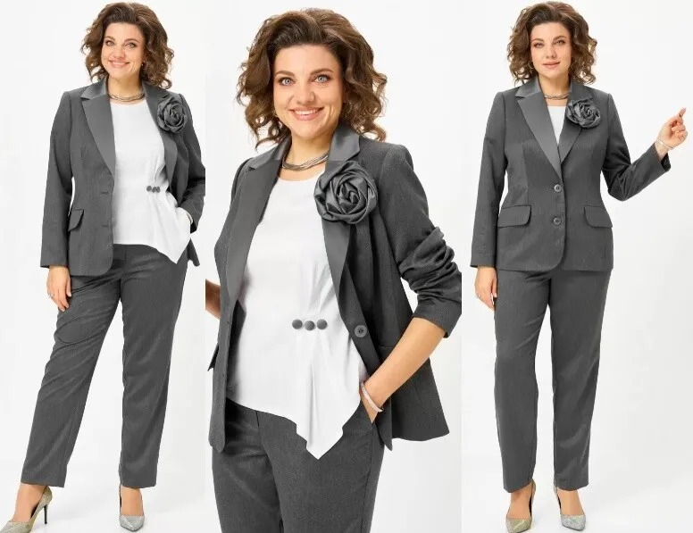 Костюм, жакет, блузка, брюки Angelina & Company 1282