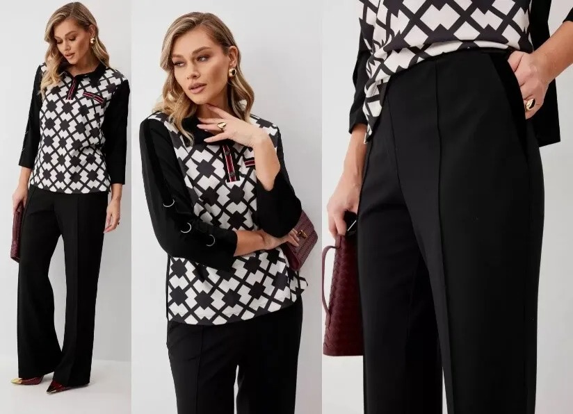 Костюм, блуза, брюки Kaloris 2251