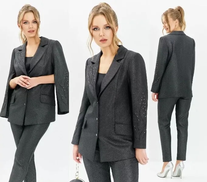 Костюм, брюки, жакет Euromoda 668