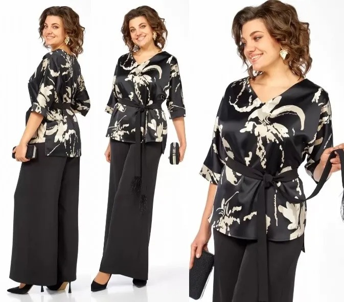 Комплект, блуза, брюки, костюм БагираАнТа 1092