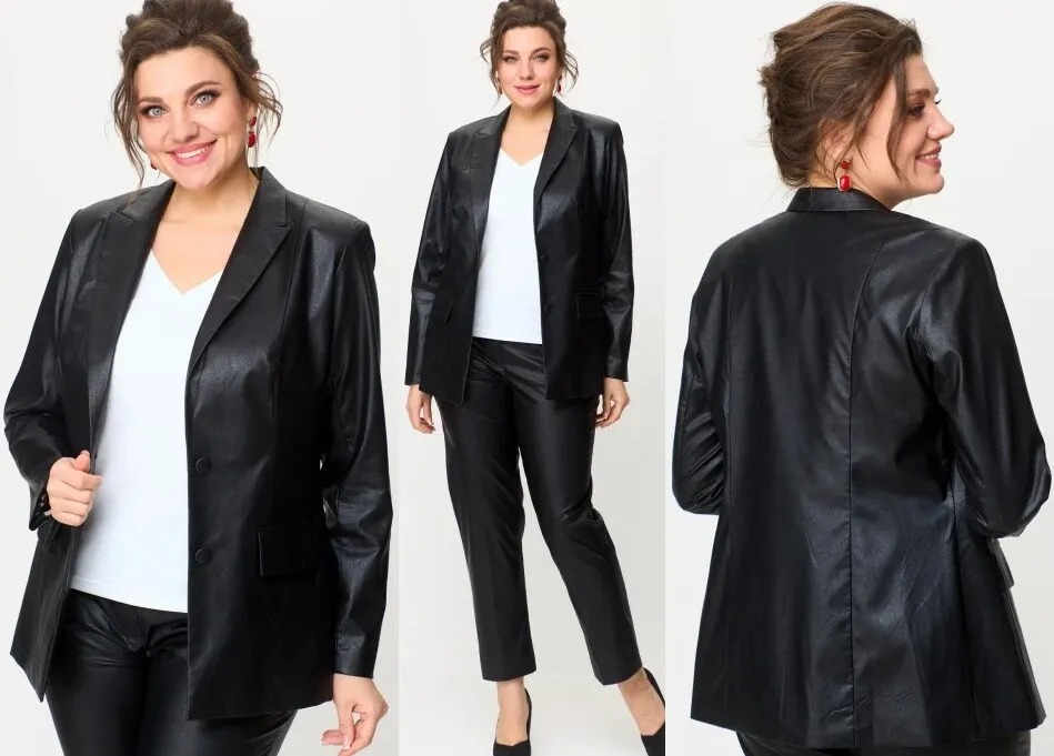 Комплект, жакет, брюки БелЭльСтиль 412+586к