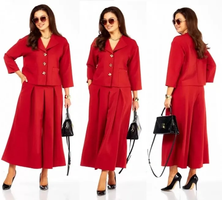 Комплект, юбка, брюки, кюлоты, жакет Taita Plus 2522-4