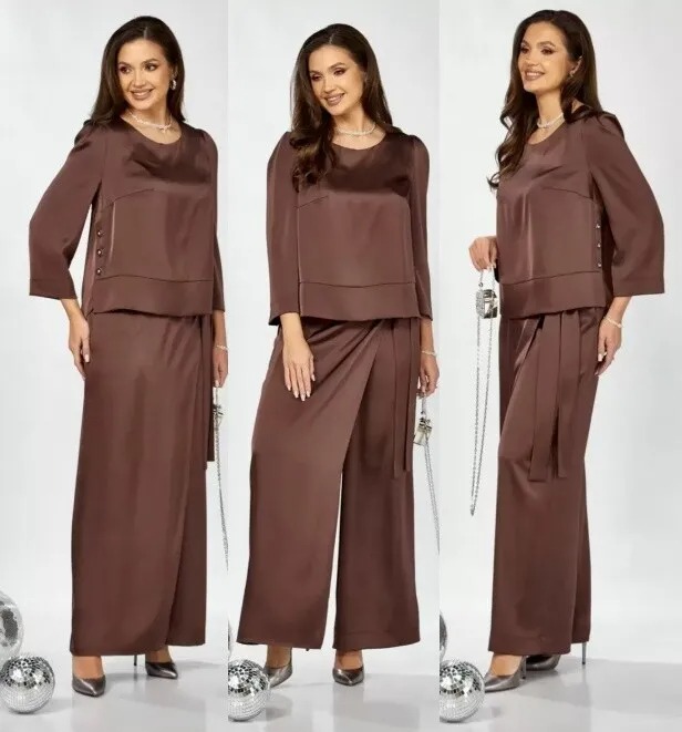 Костюм, блуза, брюки ZigzagStyle 626