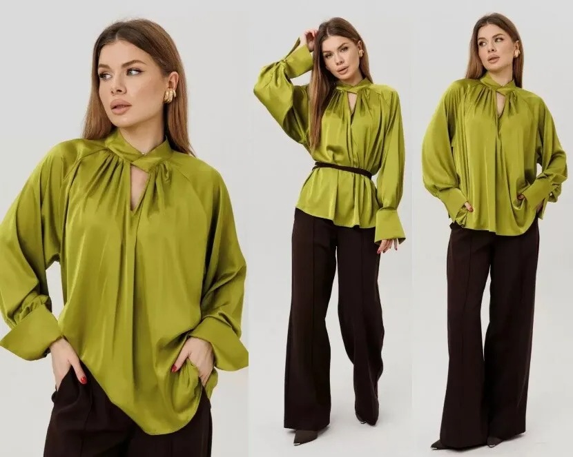 Костюм, блуза, брюки, блузка Ambera Style 2147