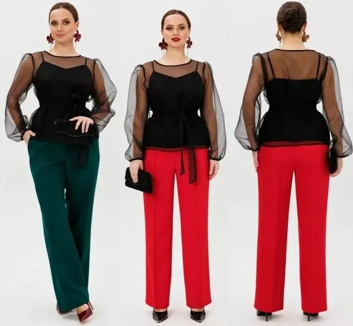 Комплект, топ, блуза, брюки Mubliz 266