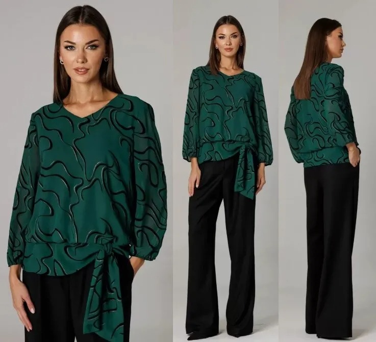 Комплект, блуза, брюки Ларс Стиль 1164