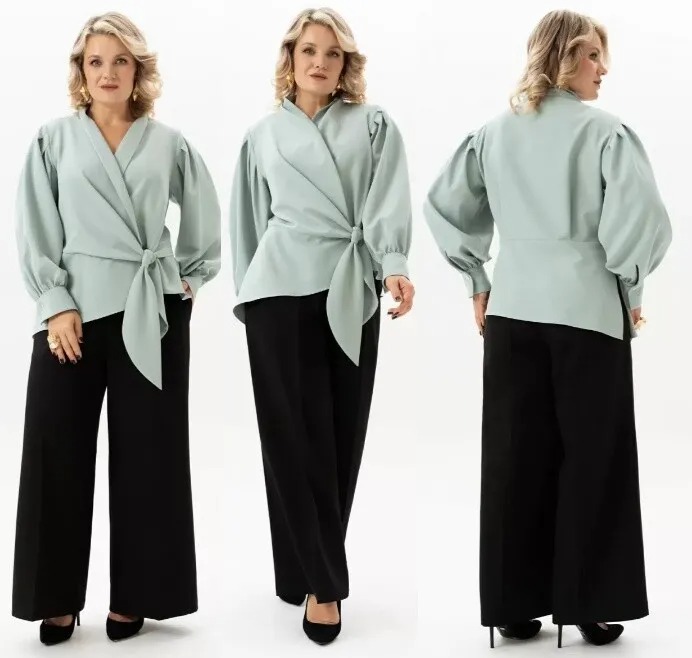 Костюм, брюки, блуза Новелла Шарм А4114-2