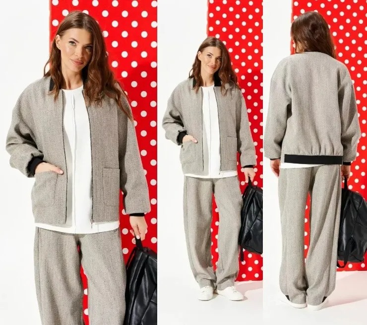 Комплект, костюм, брюки Elletto Life 5328