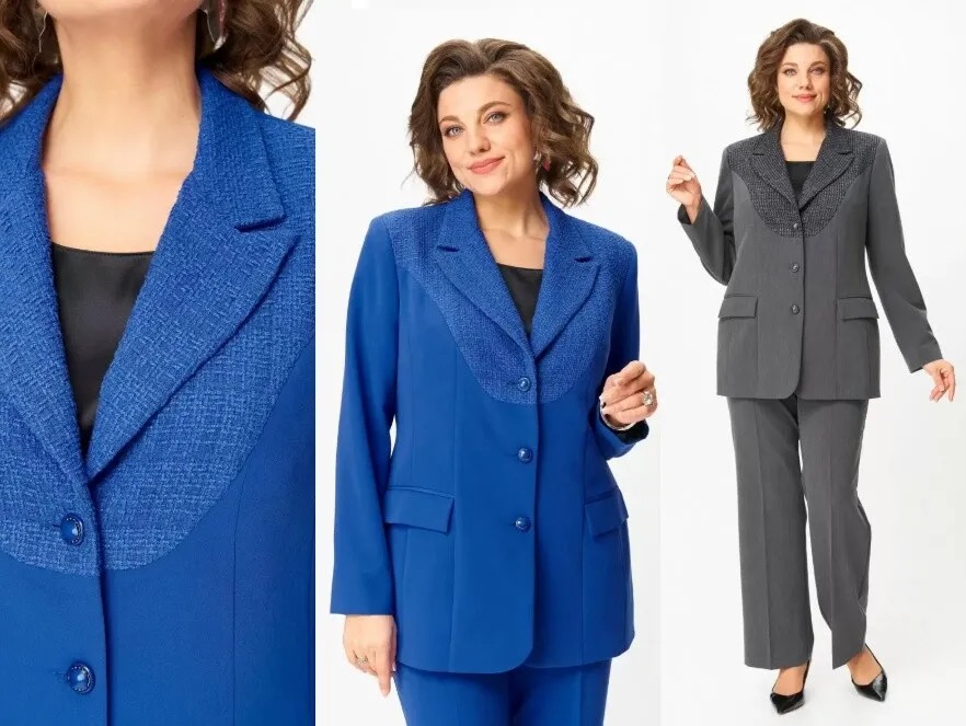 Костюм, жакет, брюки Anastasia Mak 1297