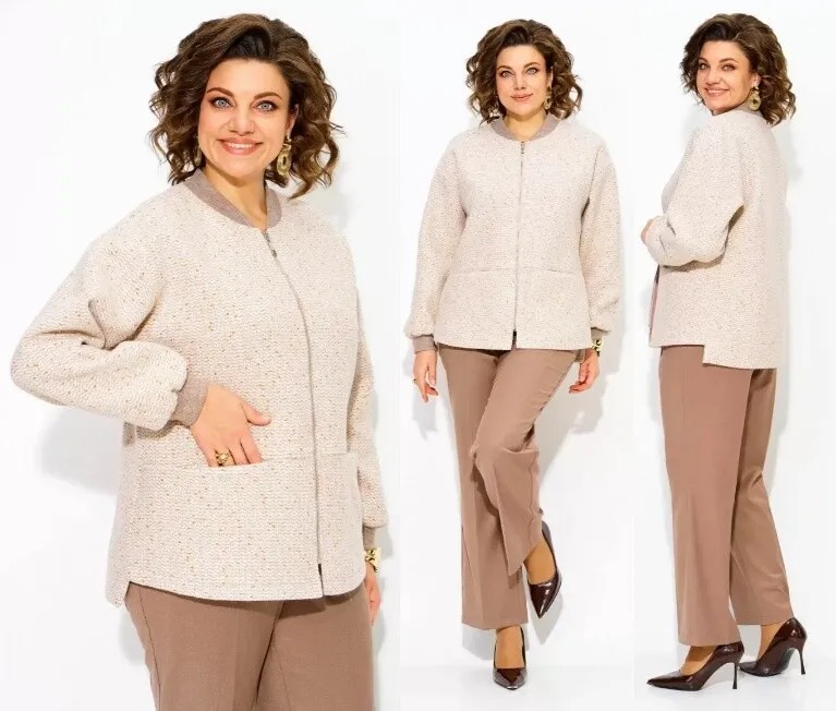 Комплект, жакет, брюки Liliana 1342БрПн