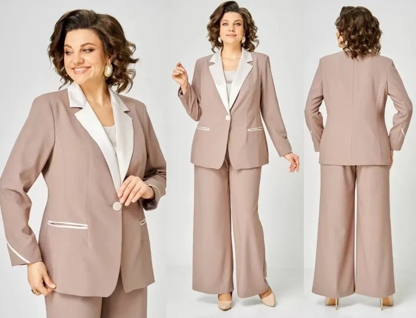 Костюм, жакет, брюки Anastasia Mak 1314