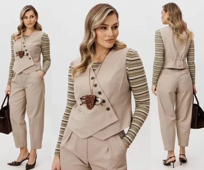 Костюм, джемпер, жилет, брюки Fantazia Mod 5401