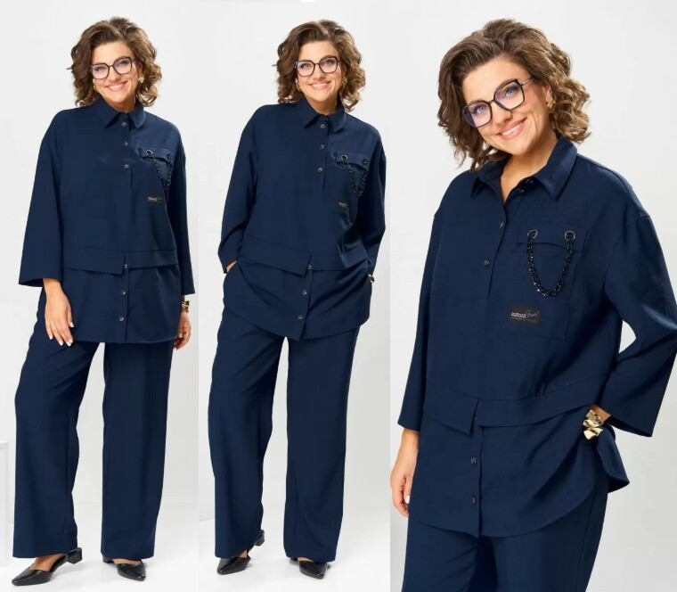 Костюм, блузон, брюки Romanovich Style 2-2554