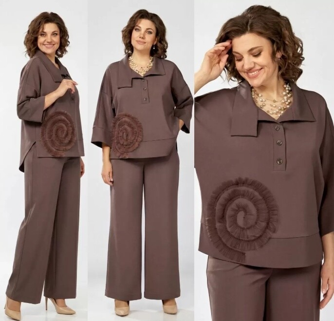 Костюм, блуза, брюки ZigzagStyle 559-2ш