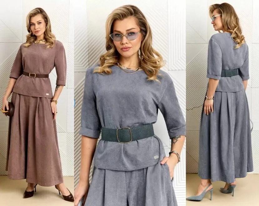 Комплект, блуза, брюки, юбка Agatti 5899