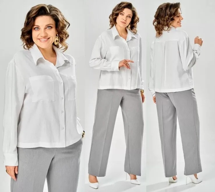 Комплект, рубашка, брюки, жилет KaVaRi 8066