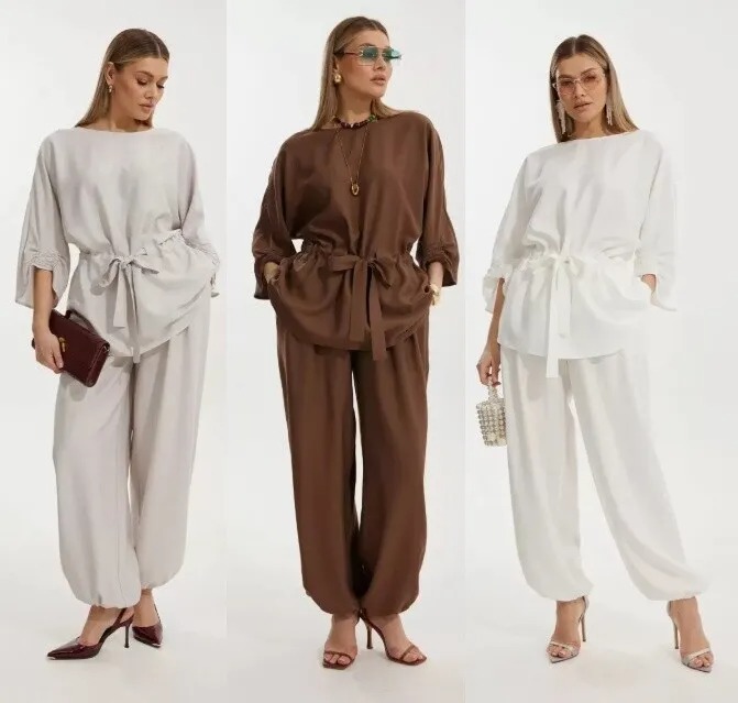 Костюм, блуза, брюки Kaloris 2304