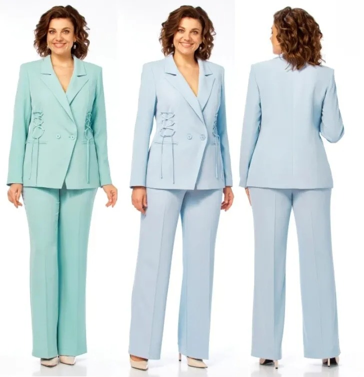 Костюм, жакет, брюки Ольга Стиль С-998