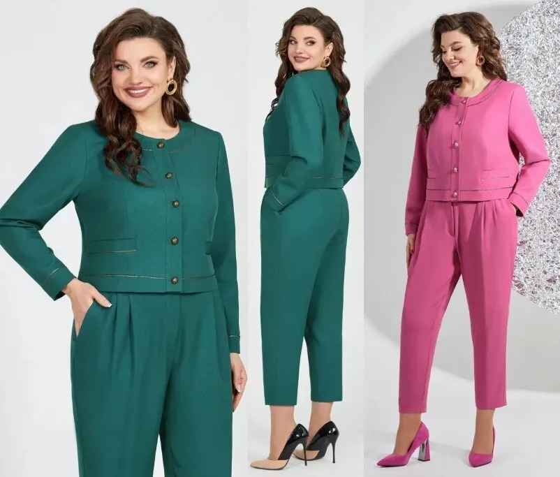 Костюм, жакет, брюки Mira Fashion 5525