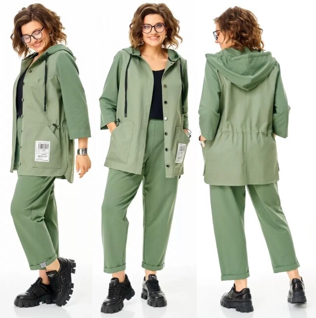 Комплект, куртка, брюки, рубашка Michel Chic 1461
