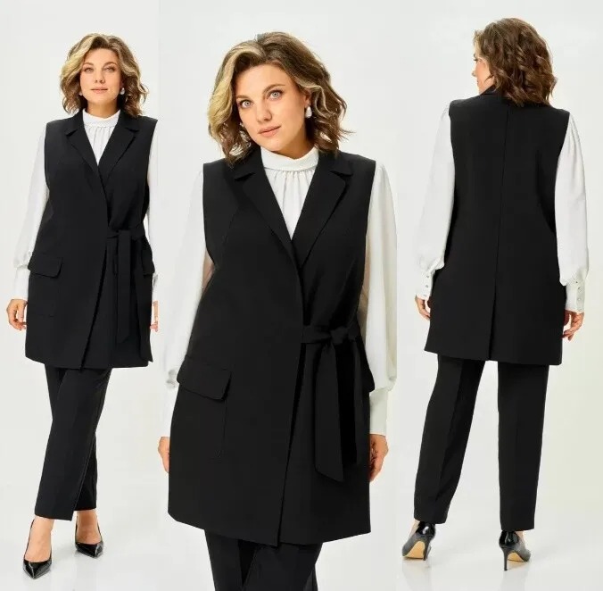 Костюм, жилет, блузка, брюки Svetlana-Style 2375