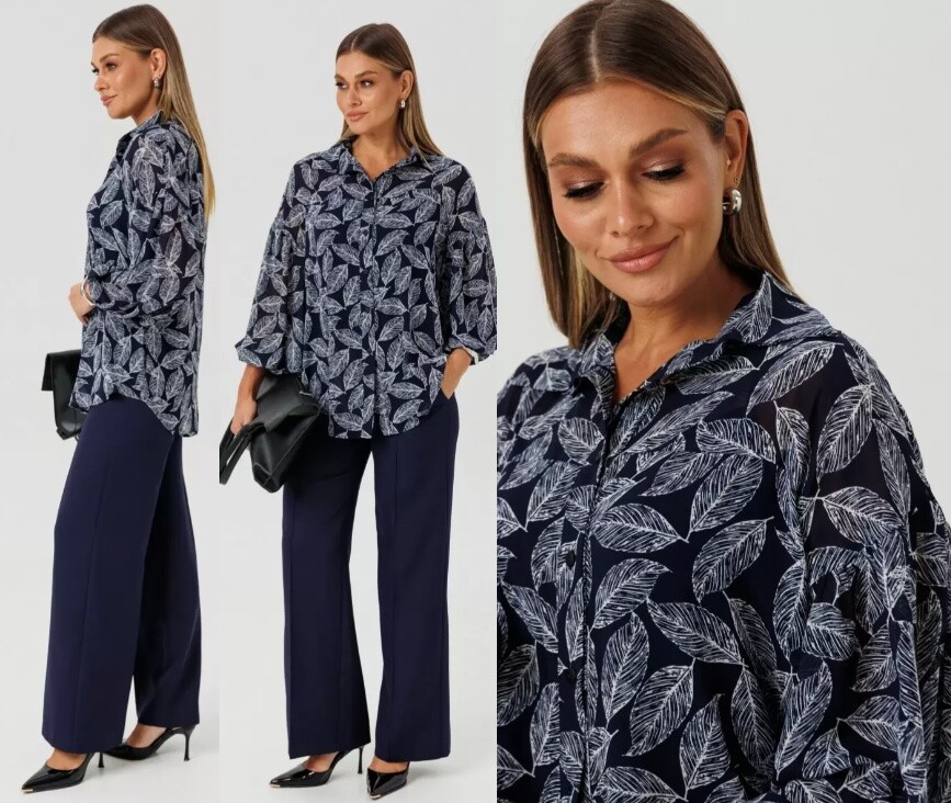 Костюм, блузка, брюки, блуза Ambera Style 2158