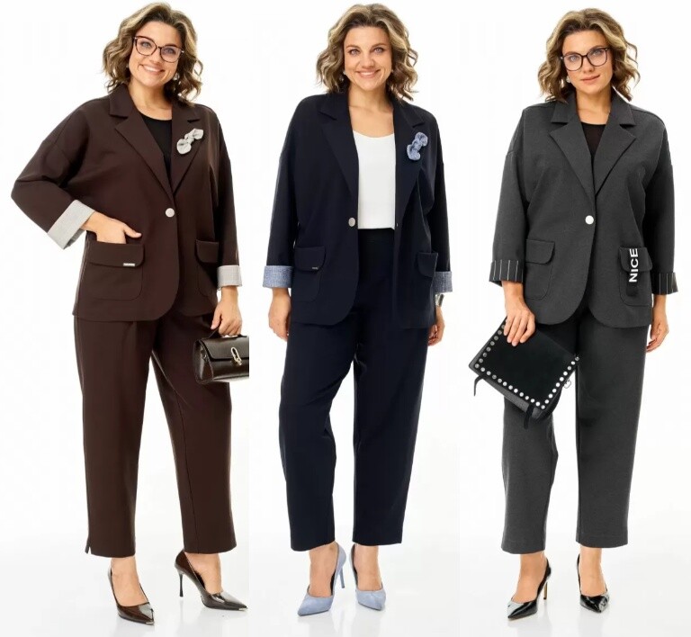 Костюм, жакет, брюки Michel Chic 1437