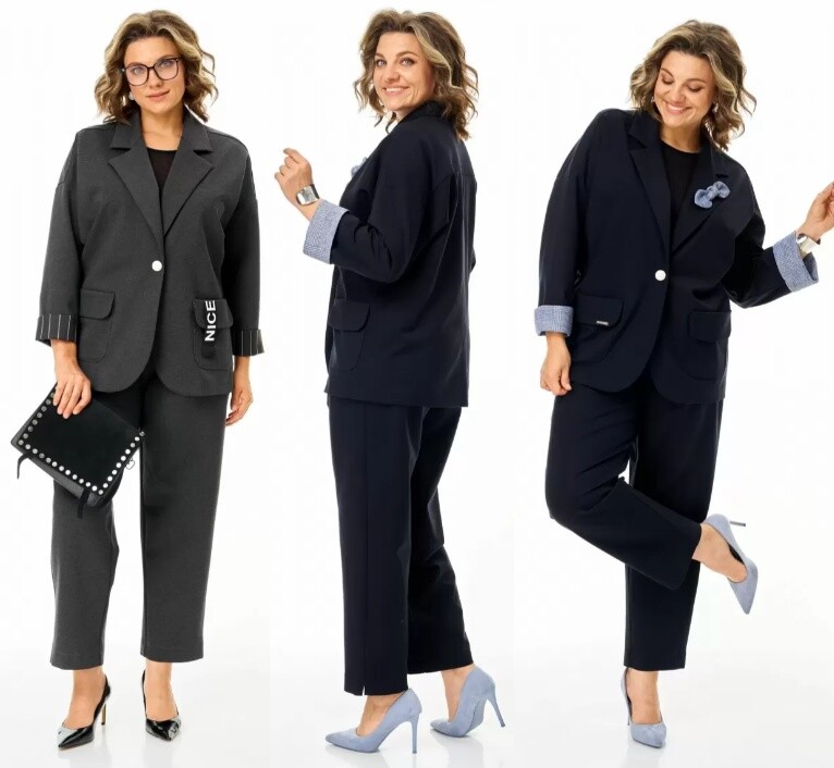 Костюм, жакет, брюки Michel Chic 1437